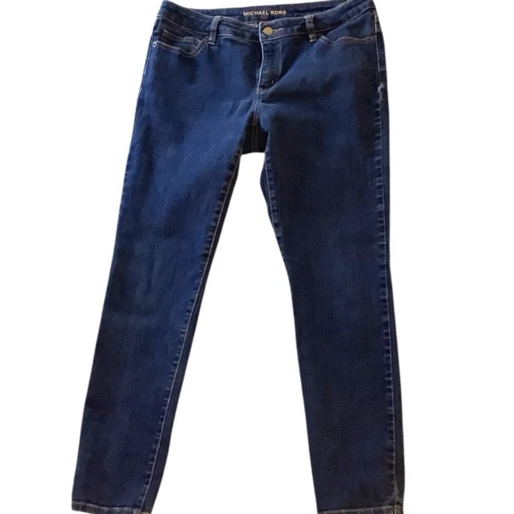 Michael Kors Skinny Jeans Blue Low Rise Womens Size 8